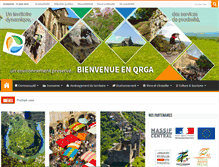 Tablet Screenshot of cc-qrga.fr